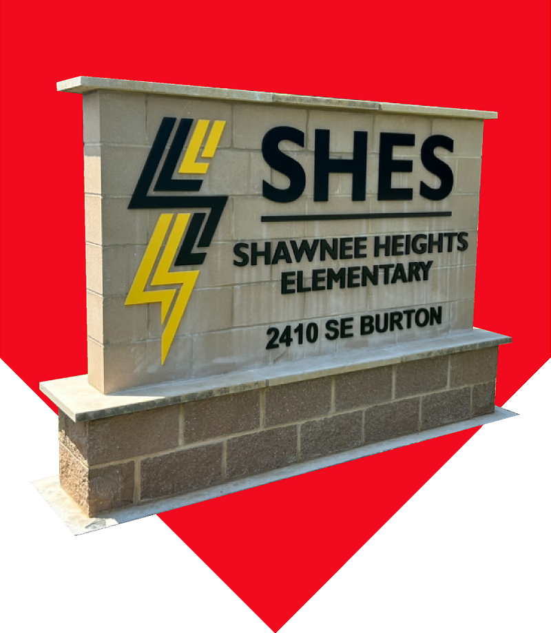 Custom monument sign produced by Endura