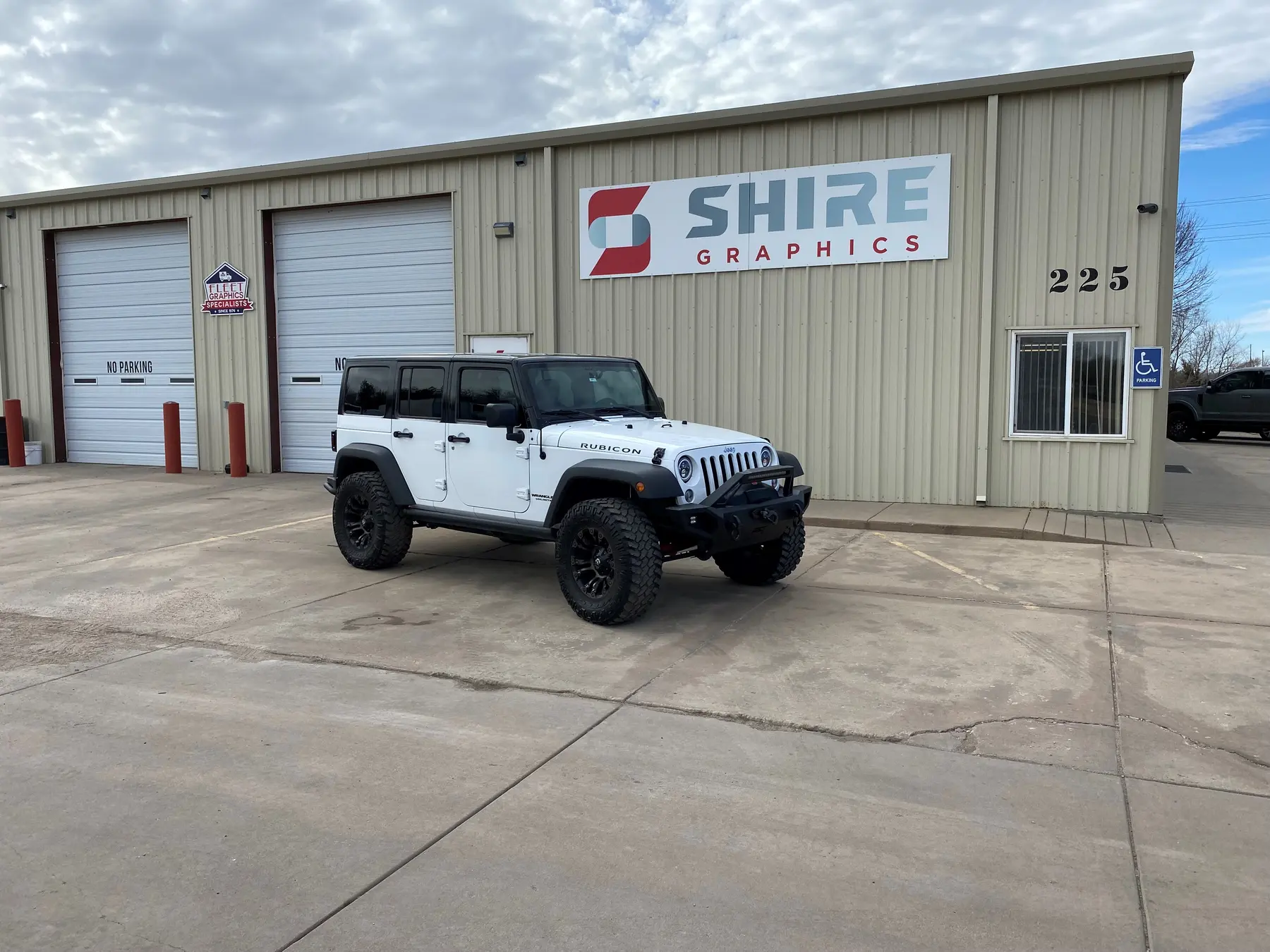 Partial vehicle wrap showing how paint color and coverage work together