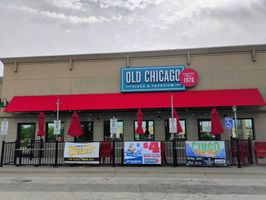Installed commercial awning