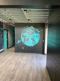 MADD branded wall graphics
